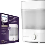 Philips Esterilizador y secador de botellas premium Avent, mata el 99,9% de los gérmenes*, permanece estéril durante 24 horas*