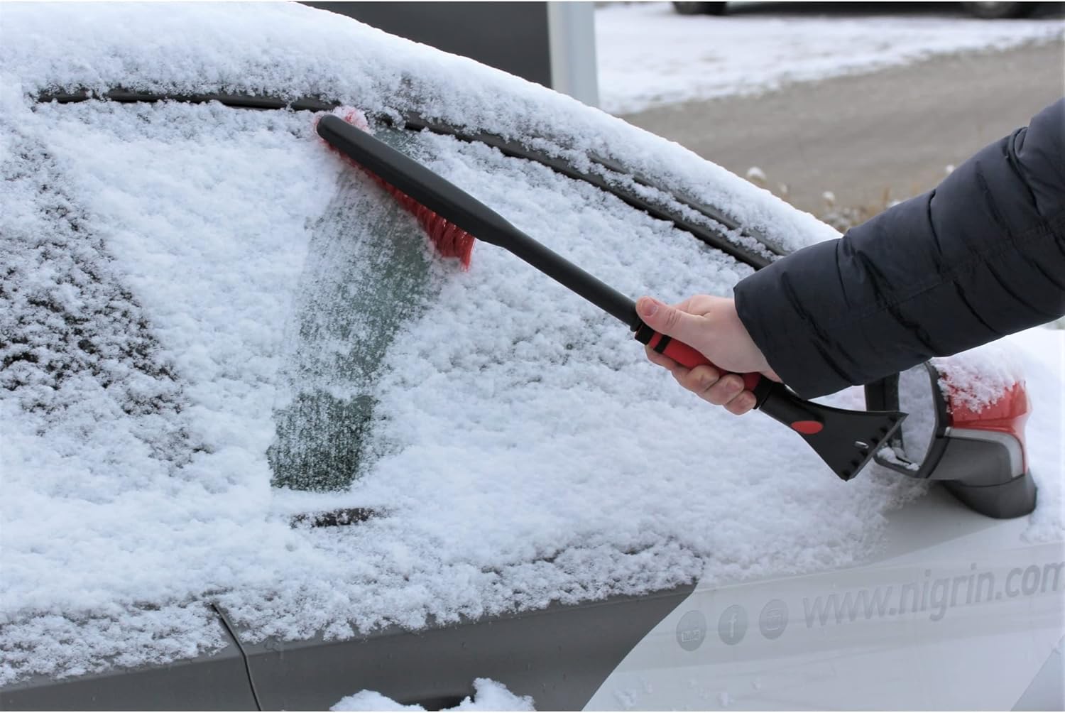 Nigrin 6190 - Cepillo para Nieve y rasqueta de Hielo
