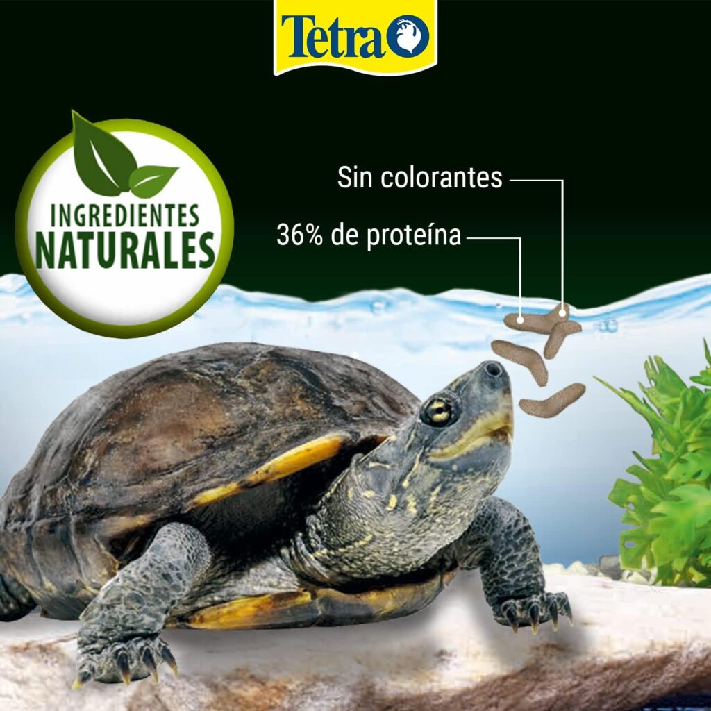 Tetra ReptoMin alimento para tortugas - alimento especialmente adaptadas a las tortugas, 1 l