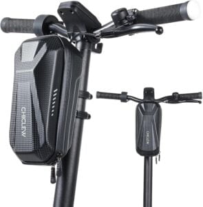 CHICLEW Bolsa de Scooter Eléctrica para Adultos, Scooter Bolsa de Tubo Frontal Bolsa de Manillar, Bolsa Almacenamiento Grande Impermeable para Xiaomi MI...