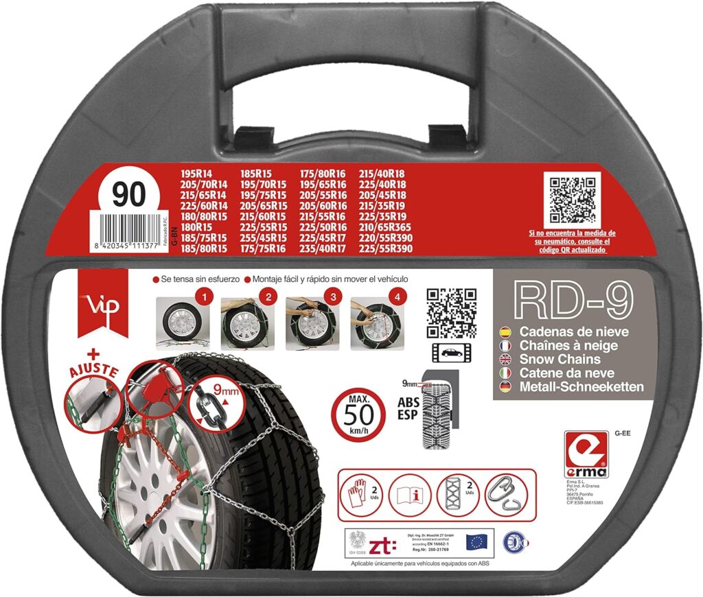 TOP 1 - Cadenas de nieve para coche