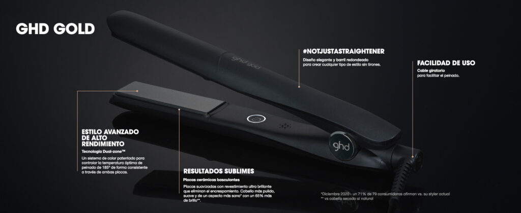 plancha ghd golg características