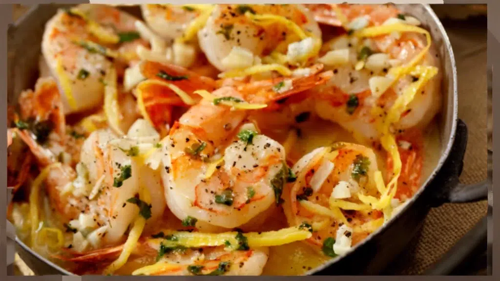 Gambas al Vapor con Jengibre y Ajo