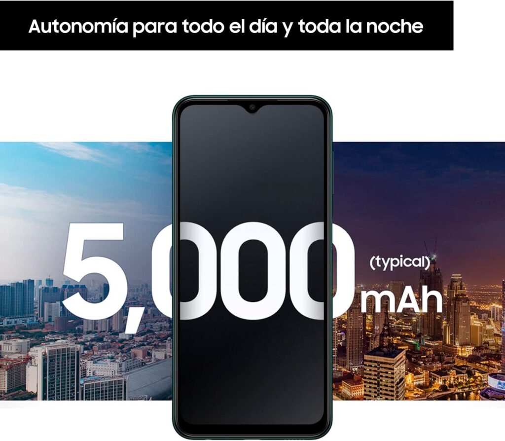 Samsung Galaxy M13 (64 GB) Azul Claro – Teléfono Móvil libre Android, Smartphone con 4GB de RAM [Versión española]