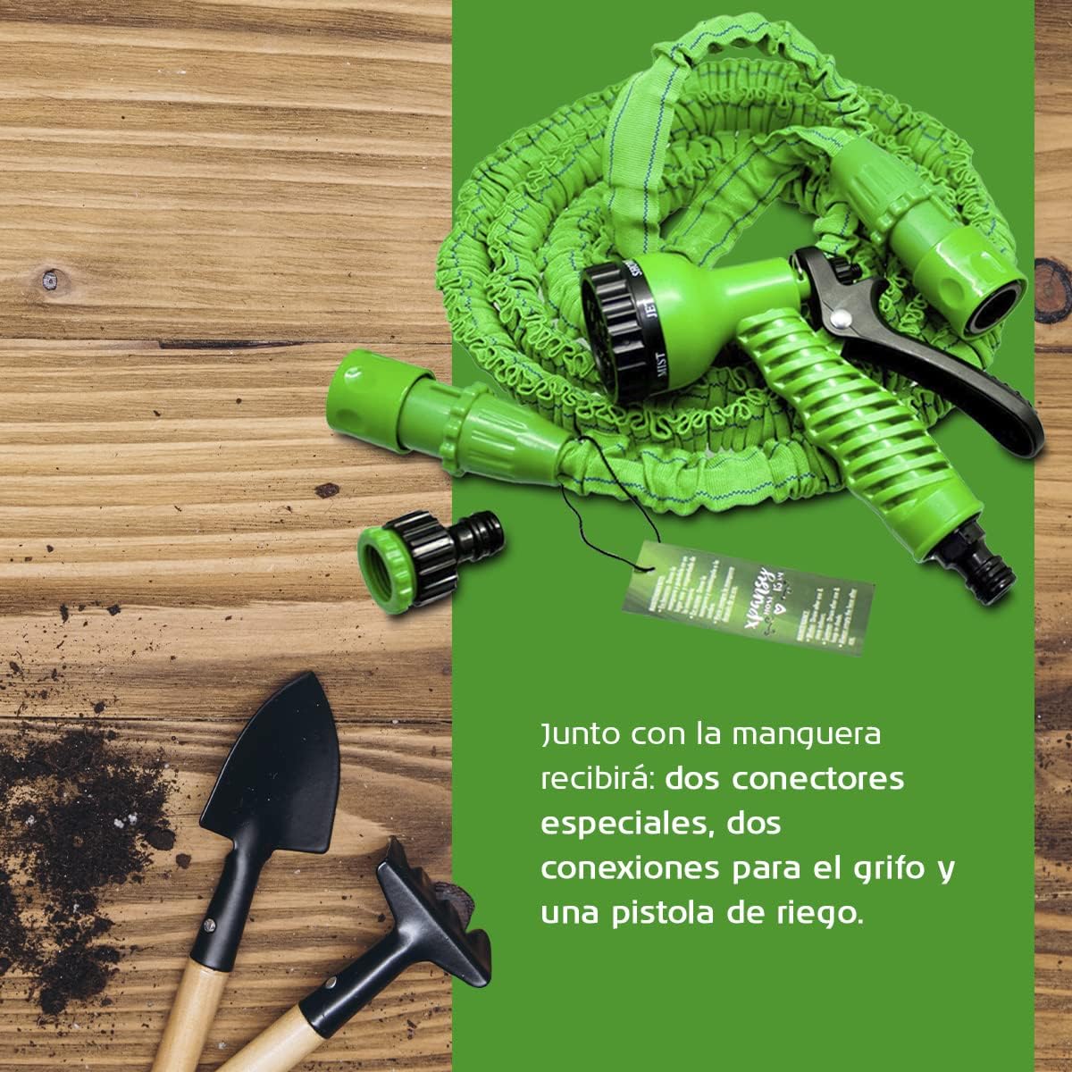 Manguera extensible para agua a presión