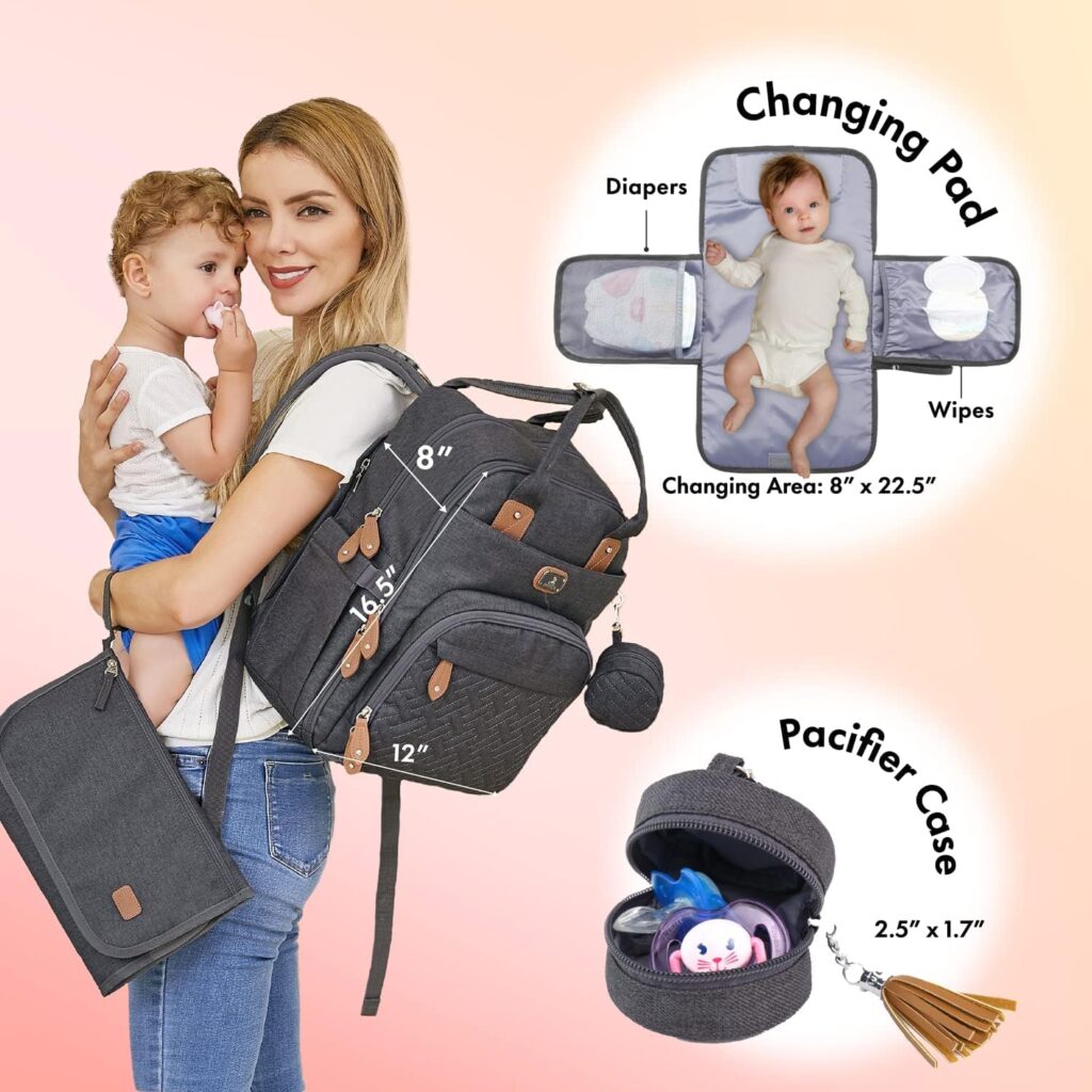 ¡Facilita la crianza con nuestra Mochila Cambiador de Pañales! Diseño moderno, compartimentos organizados y comodidad en cada paso. La solución perfecta para padres con estilo. ¡Descubre la crianza simplificada!