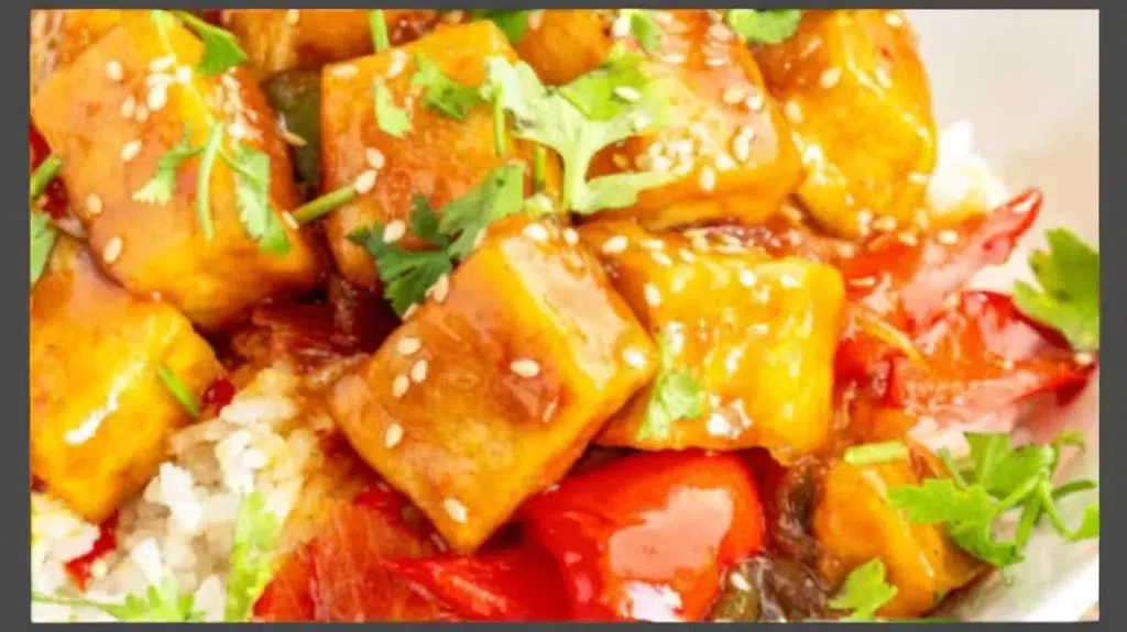 Tofu al Vapor con Salsa de Soja y Jengibre