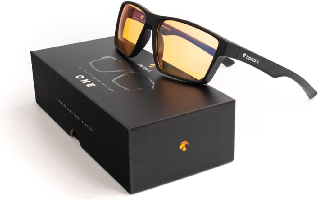 Horus X• Gafas Gaming - Filtro Proteccion Máxima - Anti Luz Azul Pantallas