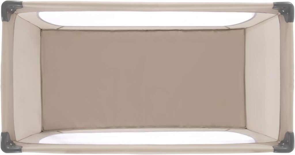 hauck Cuna de Viaje Dream N Play, Parque Infantil desde Nacimiento hasta 15 kg, Cuna Viaje Bebe, Corral Bebe con Bolsa de Transporte, Cuna de Playa, 120x60 cm, Beige
