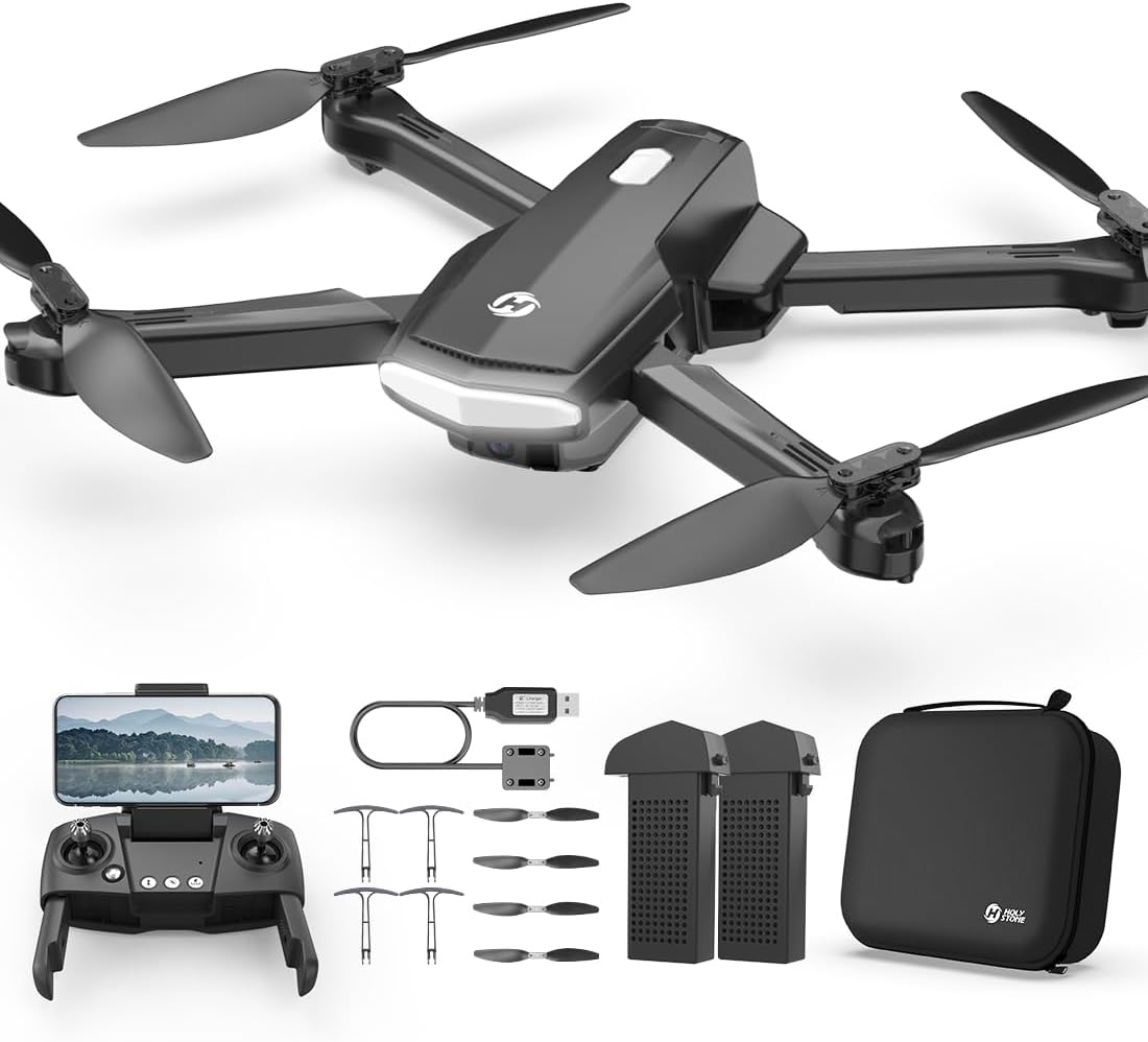 Holy Stone HS260 Drone con Cámara WiFi 1080P HD RC Quadcopter con 2 Baterías Tiempo de Vuelo Largo Aplicación Controlada Video en Vivo Dron Fotográfico con...