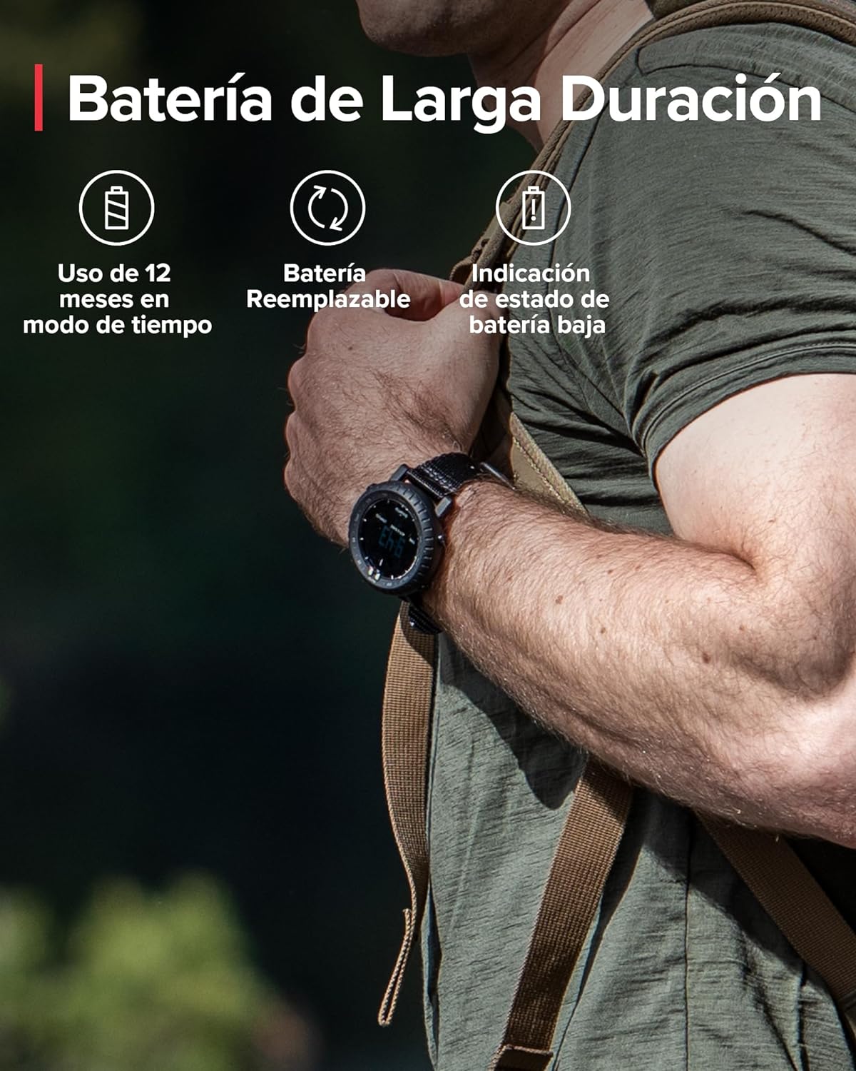batería de larga duración suunto core