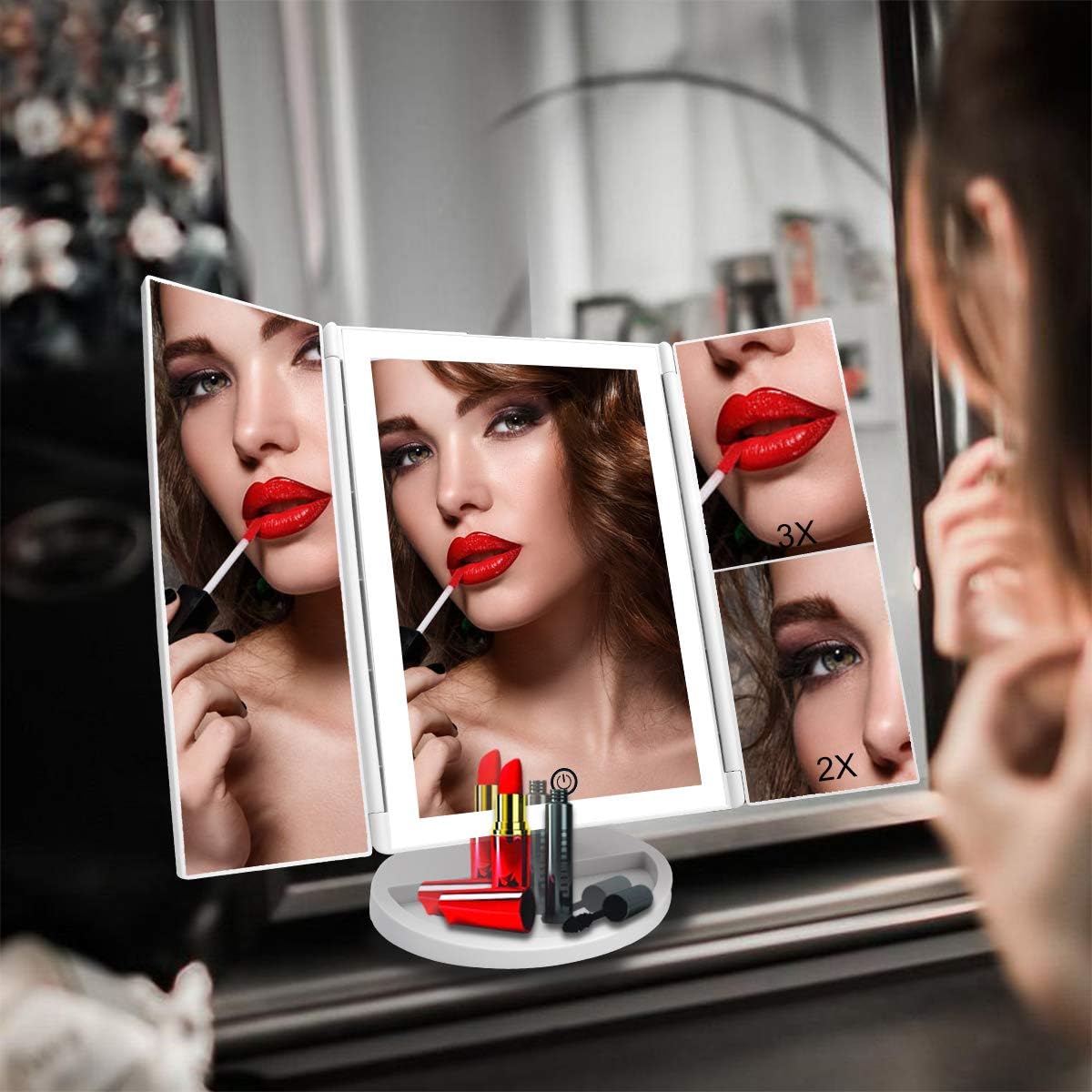 espejo maquillaje mujer
