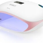 SUNUV Lámpara Led Uñas 48W Secador UV de Uñas para Gel de Uñas SUN4S con Temporizadores, Pantalla LCD para Hogar y Salón de Belleza