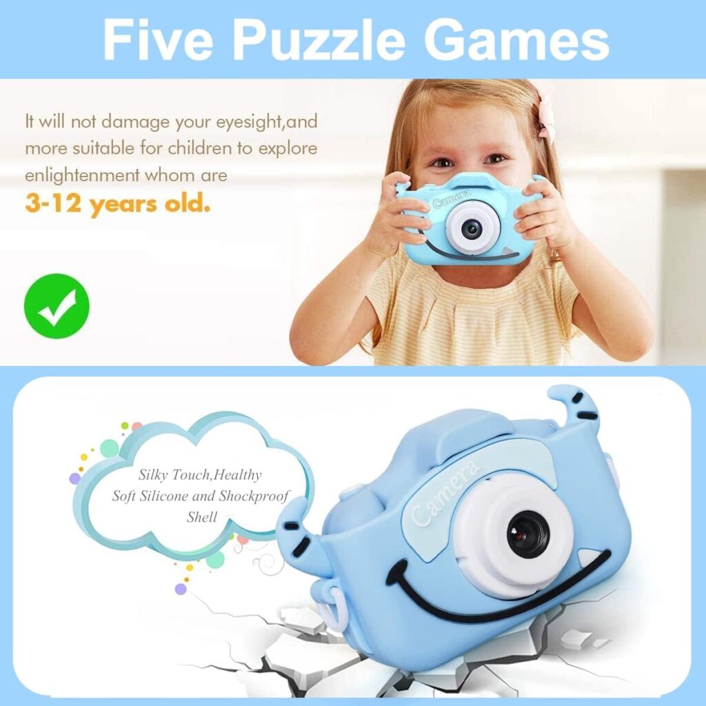 Camara para Niños,Infantil Cámara de Fotos Digital, Pantalla HD de 2,0 Pulgadas, 1080p, 32 GB, cámara de Fotos para Selfies y vídeo, Juguete de Regalo de cumpleaños para niños y niñas de 3 a 12 añosCamara para Niños,Infantil Cámara de Fotos Digital, Pantalla HD de 2,0 Pulgadas, 1080p, 32 GB, cámara de Fotos para Selfies y vídeo, Juguete de Regalo de cumpleaños para niños y niñas de 3 a 12 años
