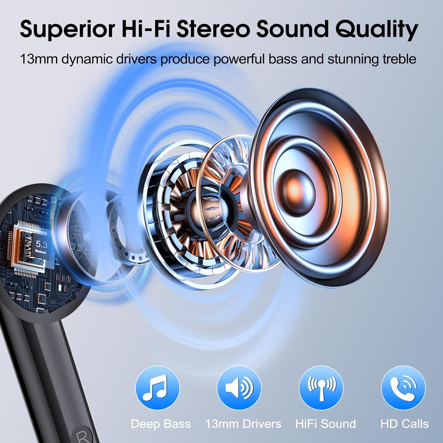 OYIB Auriculares inalambricos