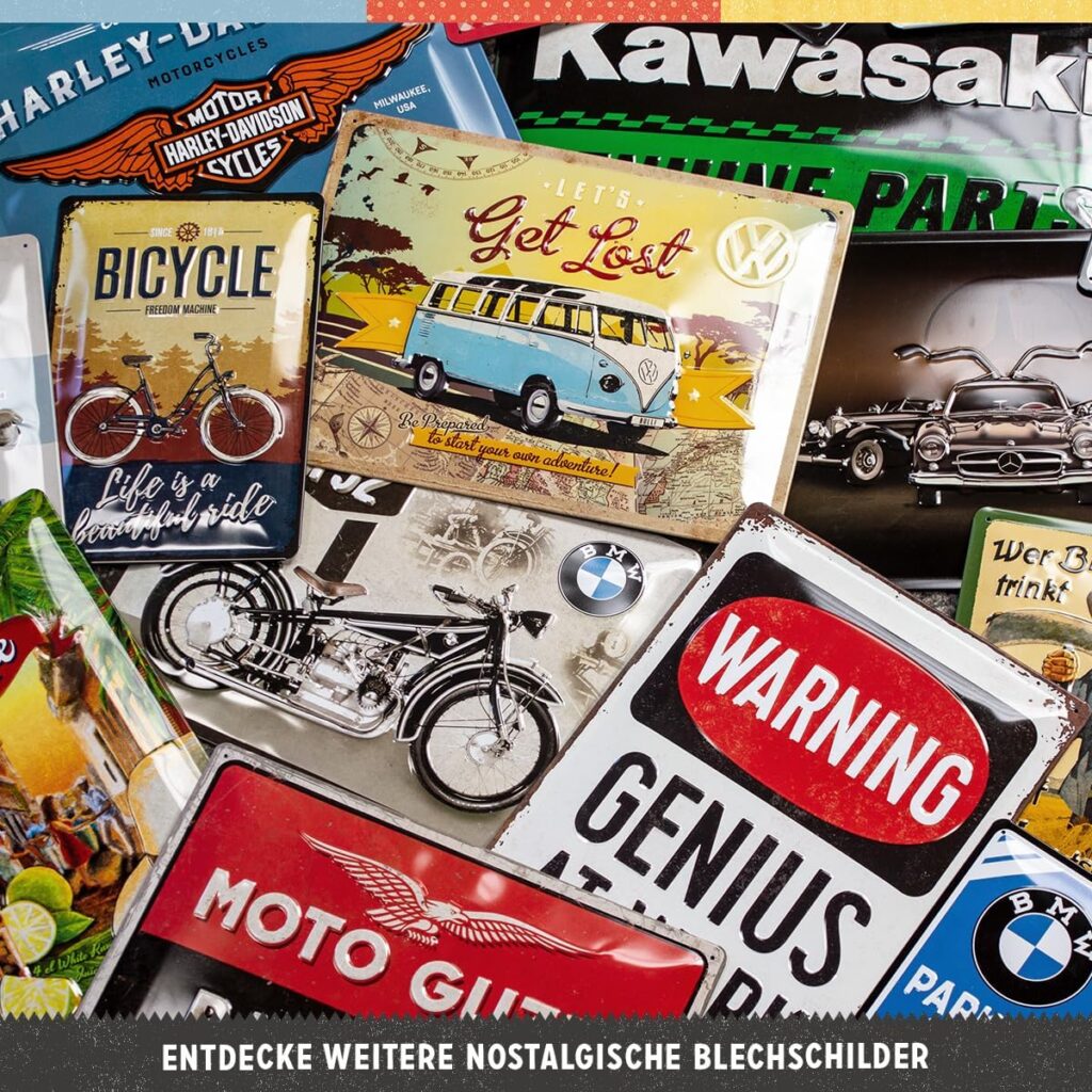 Nostalgic-Art Cartel Colgante Retro