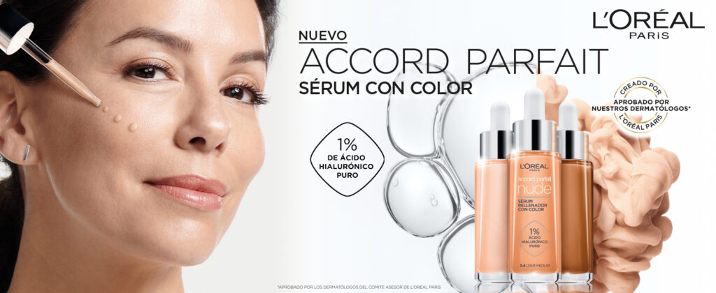 L'Oreal Paris Make-up Designer Maquillaje Sérum Con Color Accord Parfait, Color 2-3 Light, 1 Unidad (Paquete de 1)