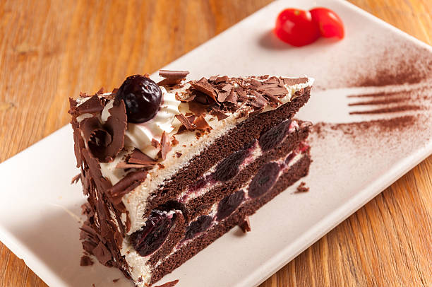 Bizcocho de Chocolate Negro y Blanco: