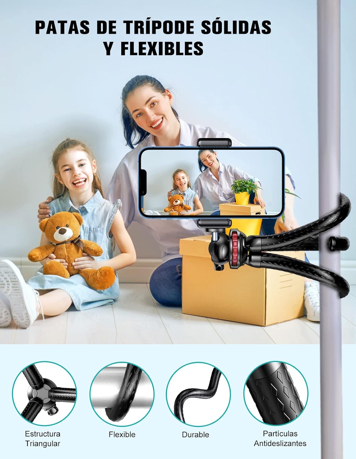 CIRYCASE Tripode para Móvil