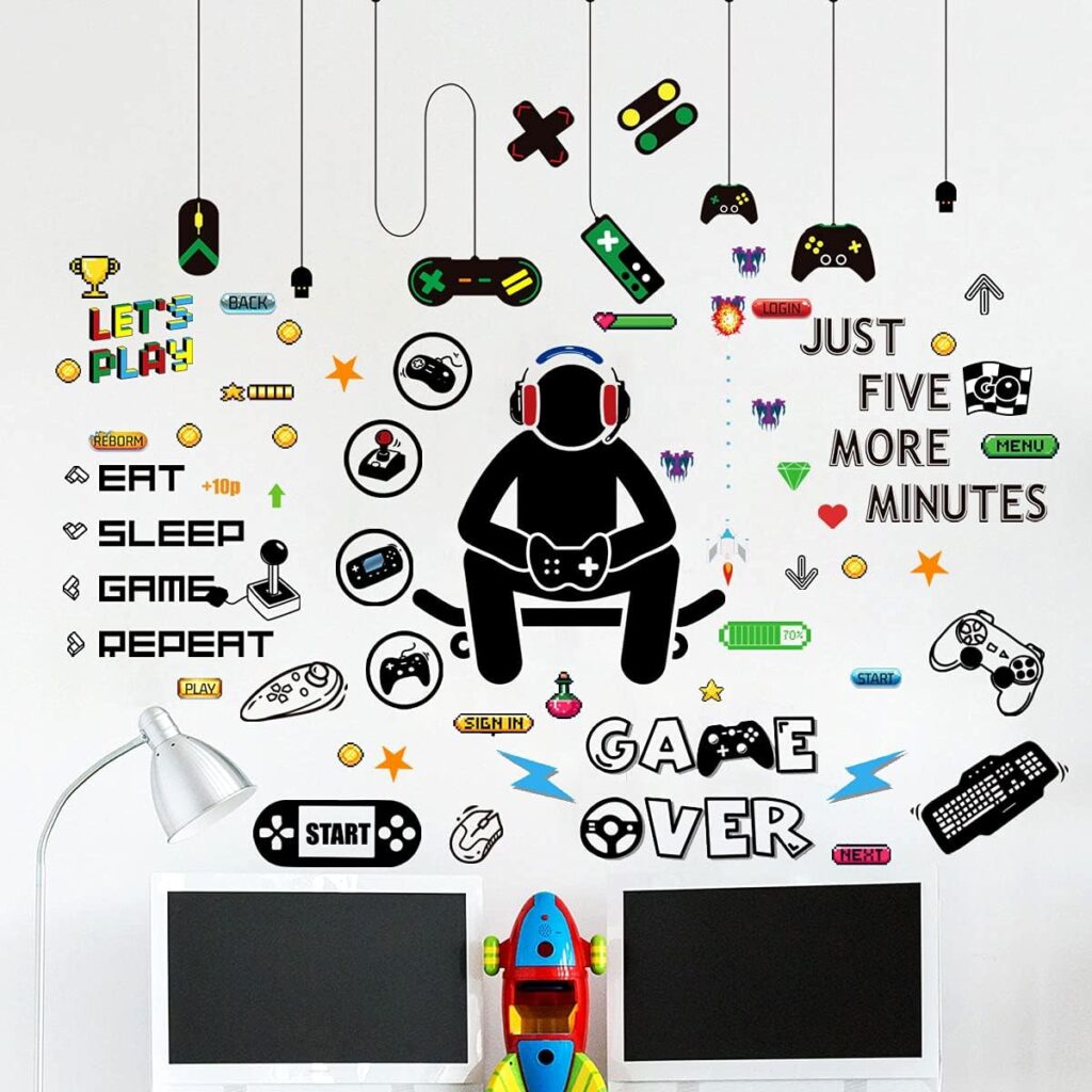 PEGATINAS DE PARED DE GAMER