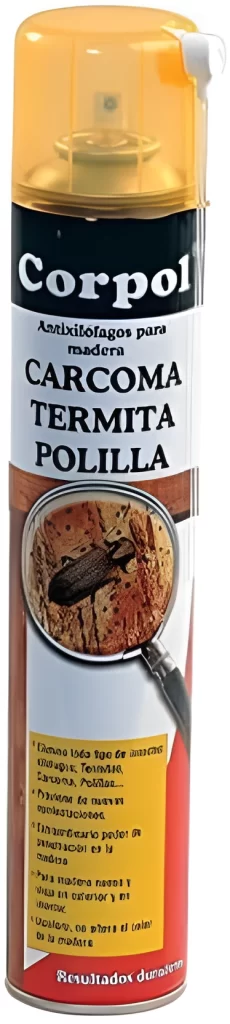 El mejor spray mata carcomas, polillas y termitas