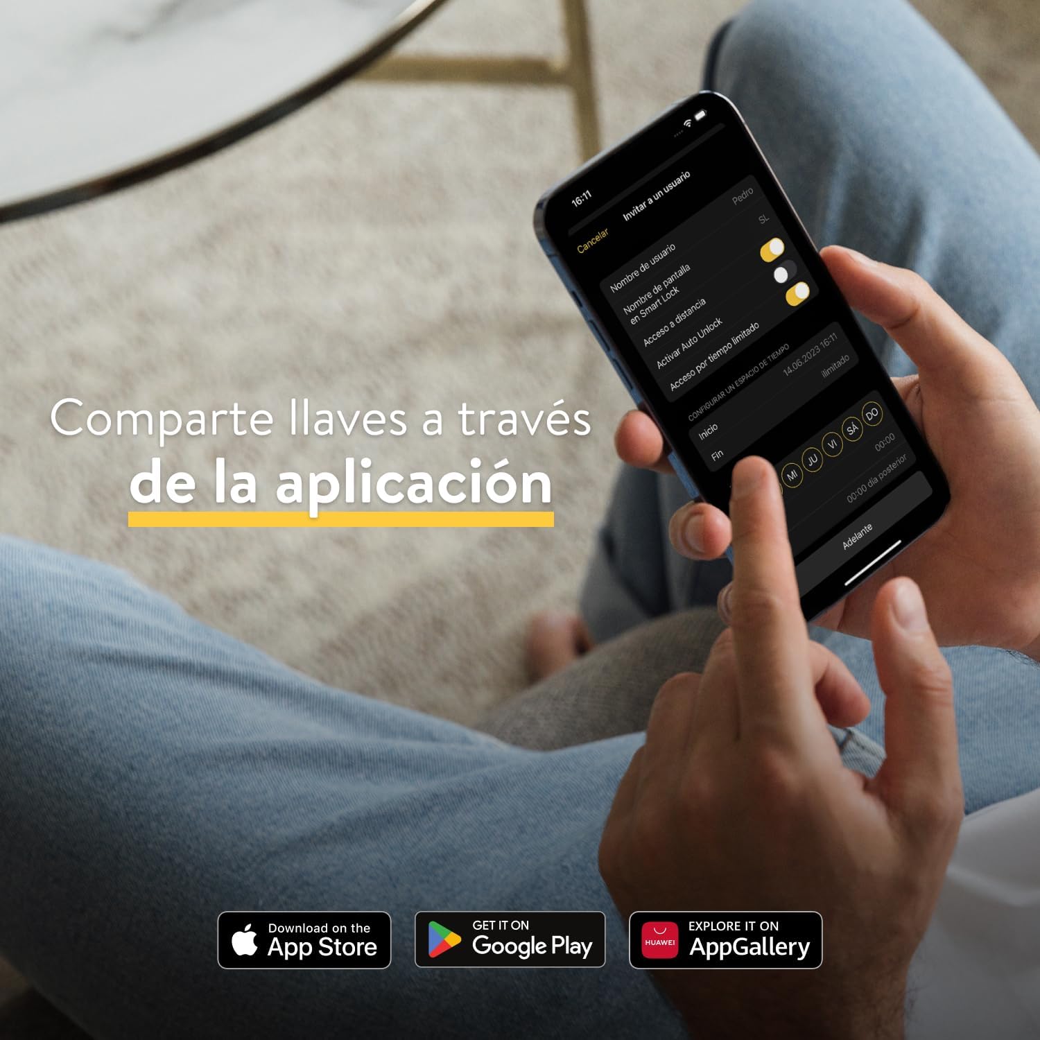 compartir llave cerradura nuki