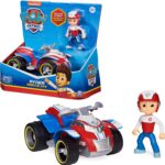PAW Patrol Ryder’s Vehicle with Collectible, for Kids Aged 3 and up Ryder's Rescue ATV vehículo con Figura Coleccionable, para niños de 3 años en...