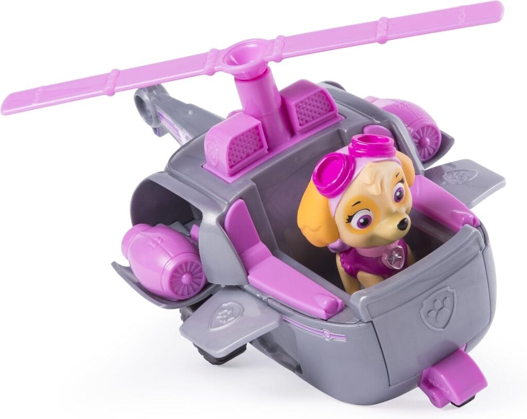 Paw Patrol Helicóptero Transformador de Skye con turbinas Abiertas para Mayores de 3 años, para Niños, unisex